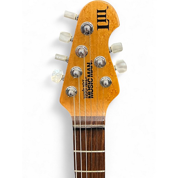 Used Ernie Ball Music Man Luke III BFR Ball Family Reserve Tiger Eye Solid Body Electric Guitar