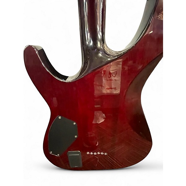 Used Schecter Guitar Research Hellraiser C1 Trans Red Solid Body Electric Guitar