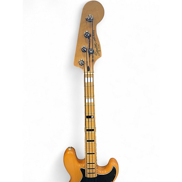 Used Squier Classic Vibe 70s Jazz Bass Natural Electric Bass Guitar
