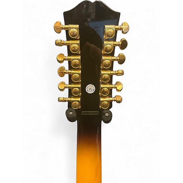 Used Epiphone J-200  SUNBURST 12 String Acoustic Electric Guitar