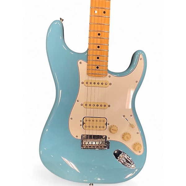 Used Fender Player II Stratocaster HSS Aqua Blue Solid Body Electric Guitar