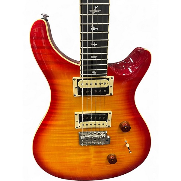 Used PRS SE Custom 24 2 Color Sunburst Solid Body Electric Guitar