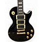 Used Epiphone LES PAUL CUSTOM 3 PICKUP Black Solid Body Electric Guitar thumbnail