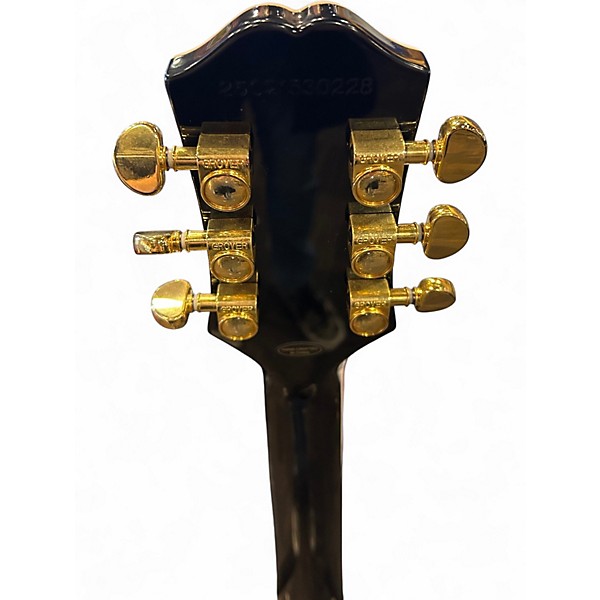 Used Epiphone LES PAUL CUSTOM 3 PICKUP Black Solid Body Electric Guitar