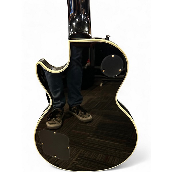 Used Epiphone LES PAUL CUSTOM 3 PICKUP Black Solid Body Electric Guitar
