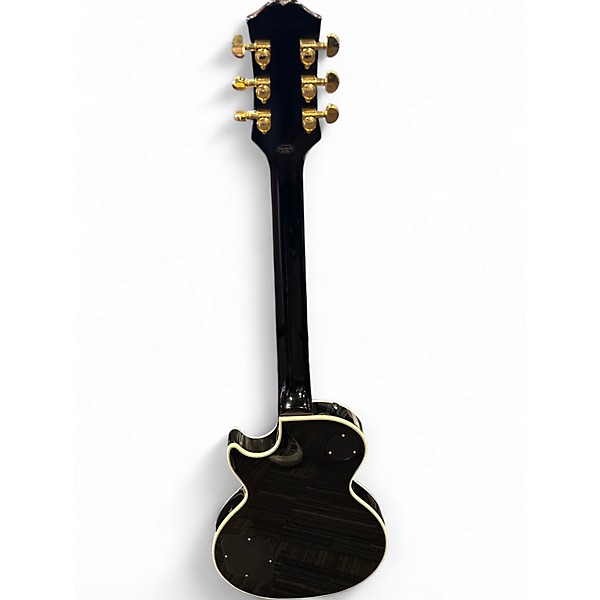 Used Epiphone LES PAUL CUSTOM 3 PICKUP Black Solid Body Electric Guitar