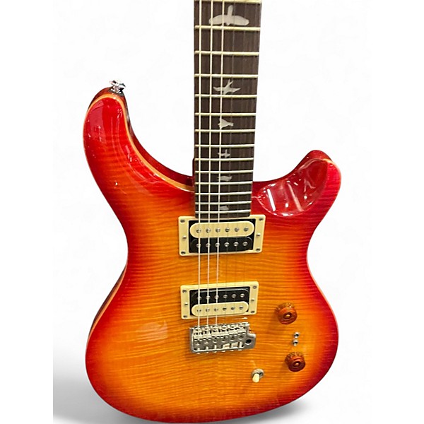 Used PRS SE Custom 24-08 sunburst Solid Body Electric Guitar