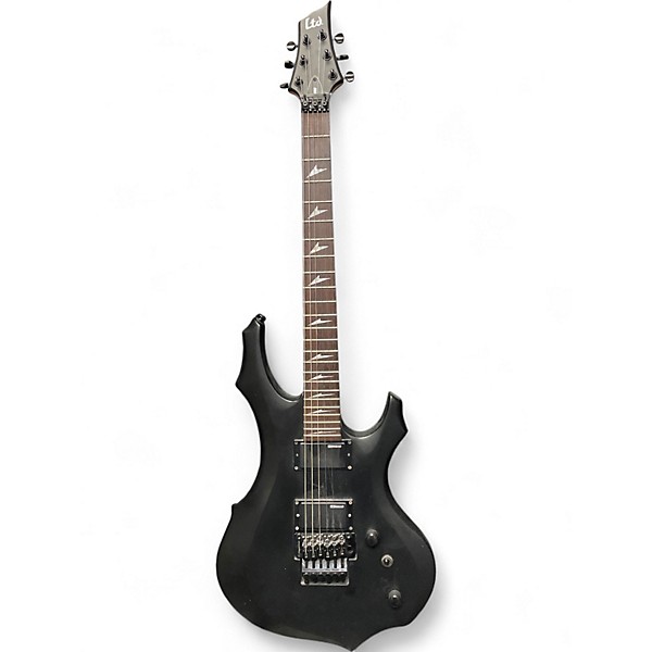 Used ESP LTD F200 Black Solid Body Electric Guitar