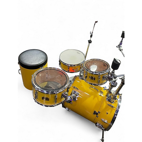 Used Yamaha 4 Piece Hipgig Mellow Yellow Drum Kit
