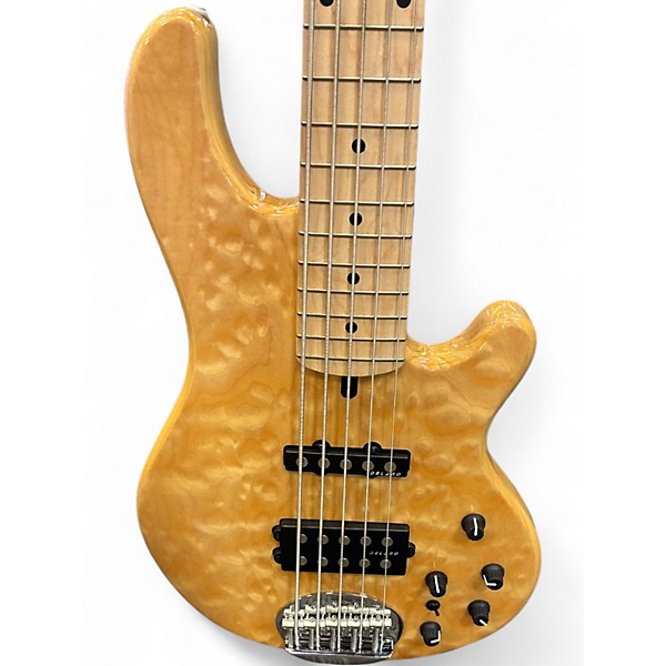 Used Lakland 55-02 Skyline Series 5 String Natural Electric Bass Guitar