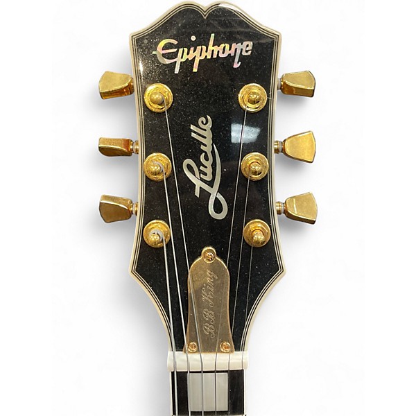 Used Epiphone BB King Lucille Cherry Hollow Body Electric Guitar