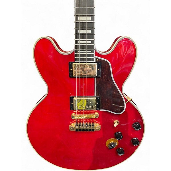 Used Epiphone BB King Lucille Cherry Hollow Body Electric Guitar