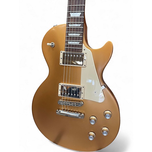 Used 2017 Gibson Les Paul Tribute Gold Top Solid Body Electric Guitar