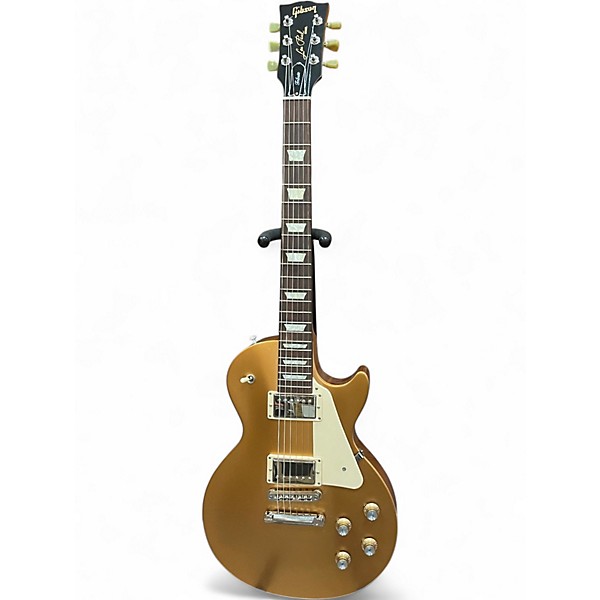 Used 2017 Gibson Les Paul Tribute Gold Top Solid Body Electric Guitar