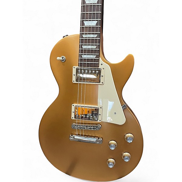 Used 2017 Gibson Les Paul Tribute Gold Top Solid Body Electric Guitar