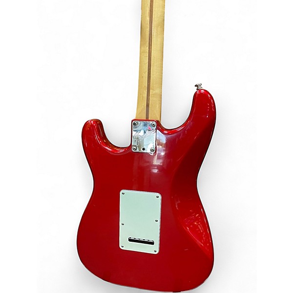 Vintage 1991 Fender Standard Stratocaster Candy Apple Red Solid Body Electric Guitar
