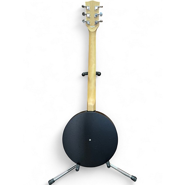 Used Gold Tone AC-6T Banjitar Black Acoustic Electric Guitar