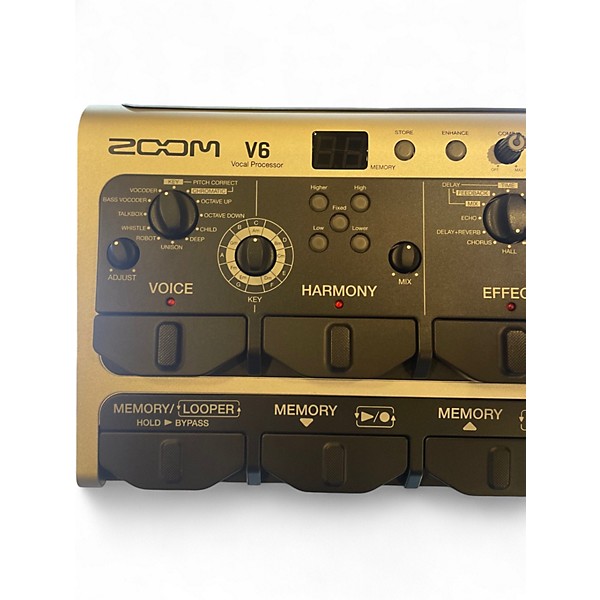 Used Zoom v6 Effect Processor