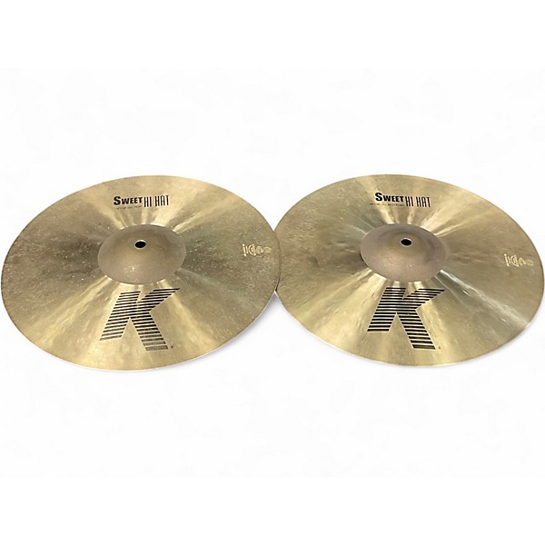 Used Zildjian 14in K Sweet Hi Hat Pair Cymbal
