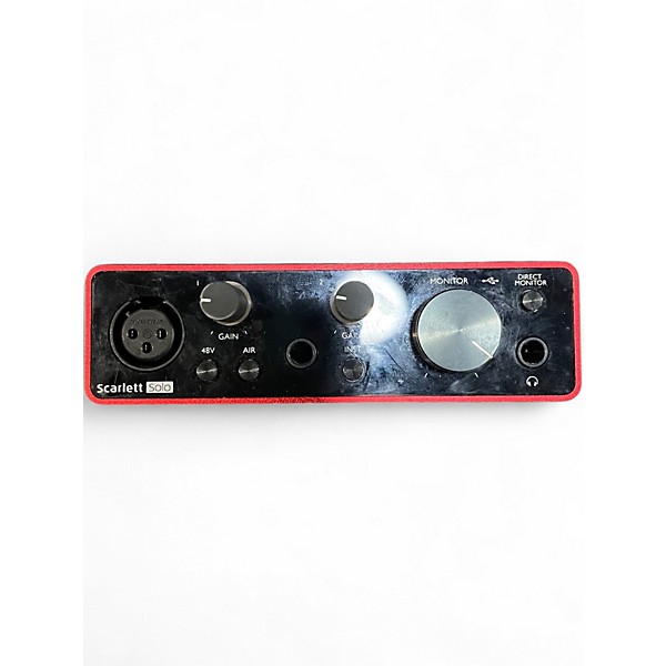 Used Focusrite Scarlett Solo Gen 3 Audio Interface