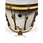 Used Ludwig 12in CHALLENGER MARCHING SNARE WHITE Drum