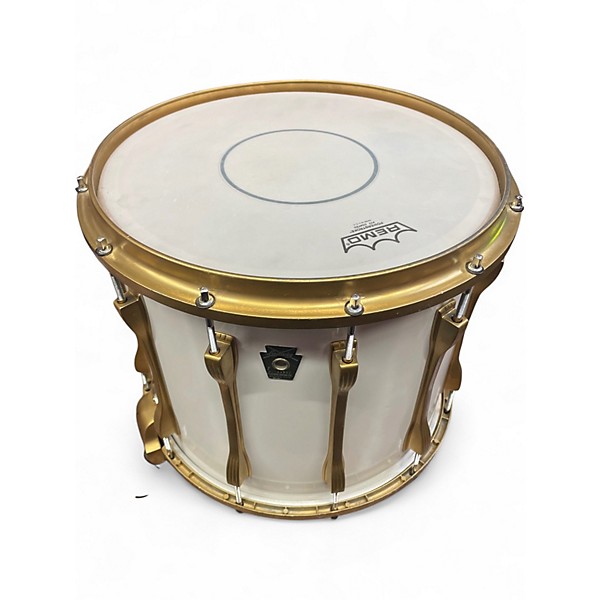 Used Ludwig 12in CHALLENGER MARCHING SNARE WHITE Drum