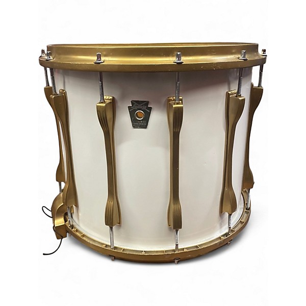 Used Ludwig 12in CHALLENGER MARCHING SNARE WHITE Drum