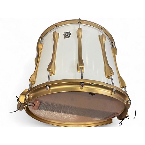 Used Ludwig 12in CHALLENGER MARCHING SNARE WHITE Drum