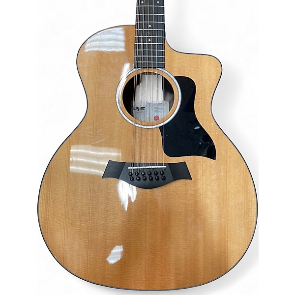 Used Taylor 254CE PLUS Natural 12 String Acoustic Electric Guitar