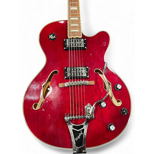Used Epiphone Emperor Swingster Wine Red Hollow Body Electric Guitar