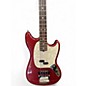 Used Fender American Performer Mustang Bass Aubergine Electric Bass Guitar