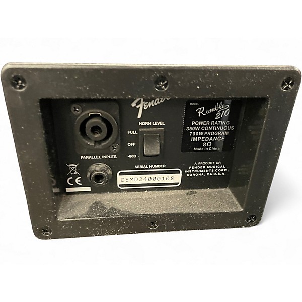 Used Fender RUMBLE 210 Bass Cabinet