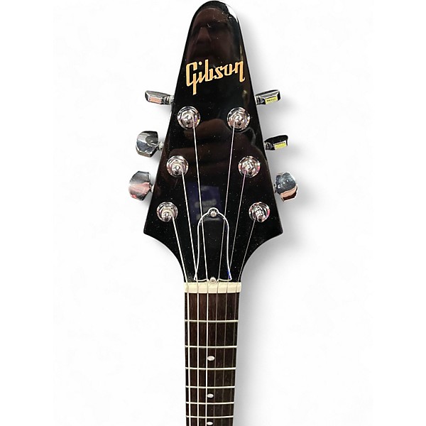 Used Gibson '80S FLYING V Ebony Solid Body Electric Guitar