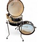 Used TAMA 4 Piece Club Jam Pancake hairline black chrome Drum Kit thumbnail