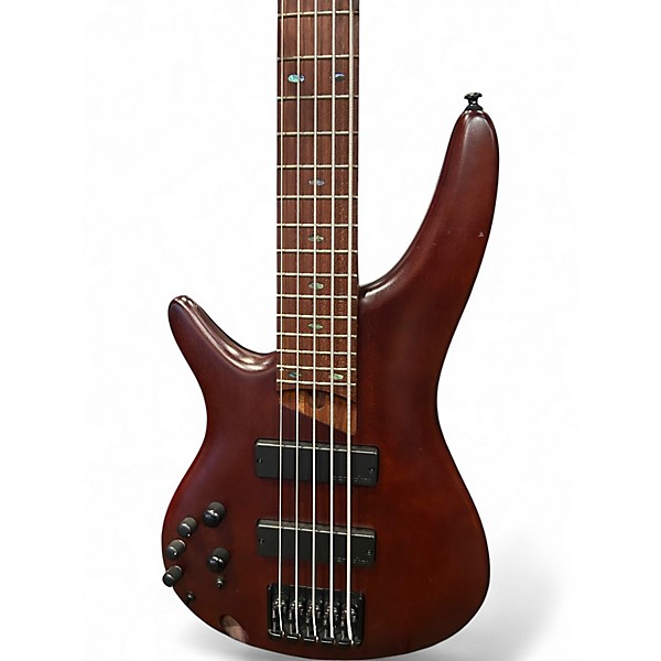 Used Ibanez SR505EL Brown Mahogany Electric Bass Guitar