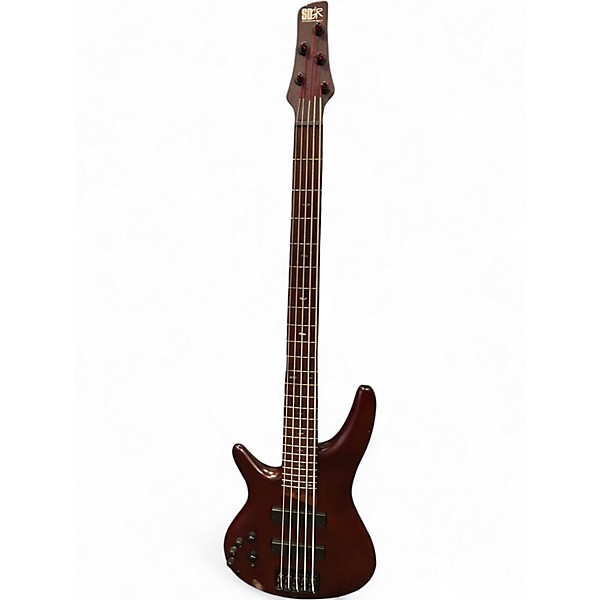 Used Ibanez SR505EL Brown Mahogany Electric Bass Guitar