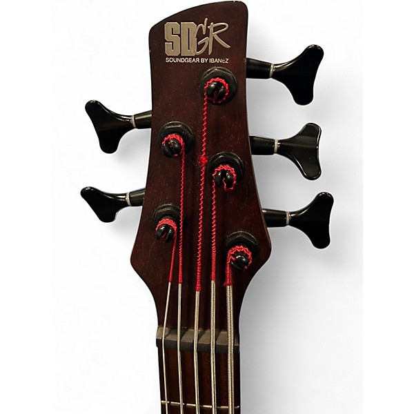 Used Ibanez SR505EL Brown Mahogany Electric Bass Guitar