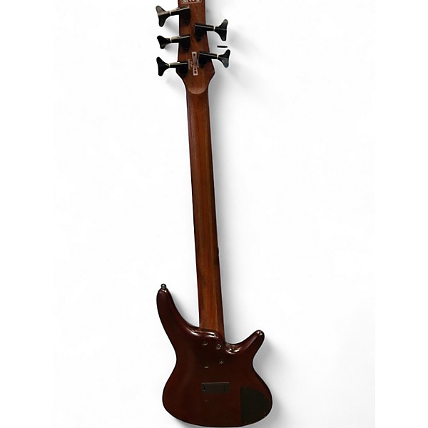 Used Ibanez SR505EL Brown Mahogany Electric Bass Guitar