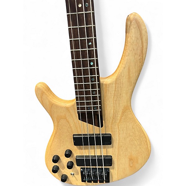 Used Cort B4 PLUS AS LH NATURAL Electric Bass Guitar