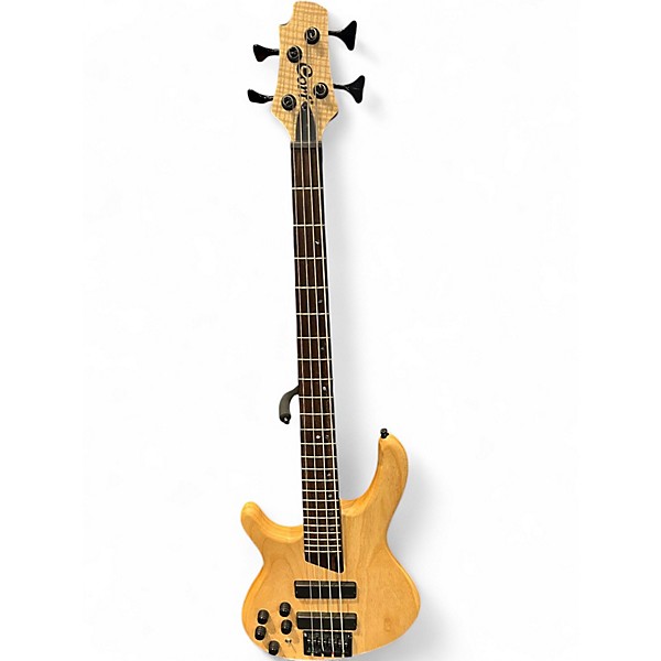 Used Cort B4 PLUS AS LH NATURAL Electric Bass Guitar