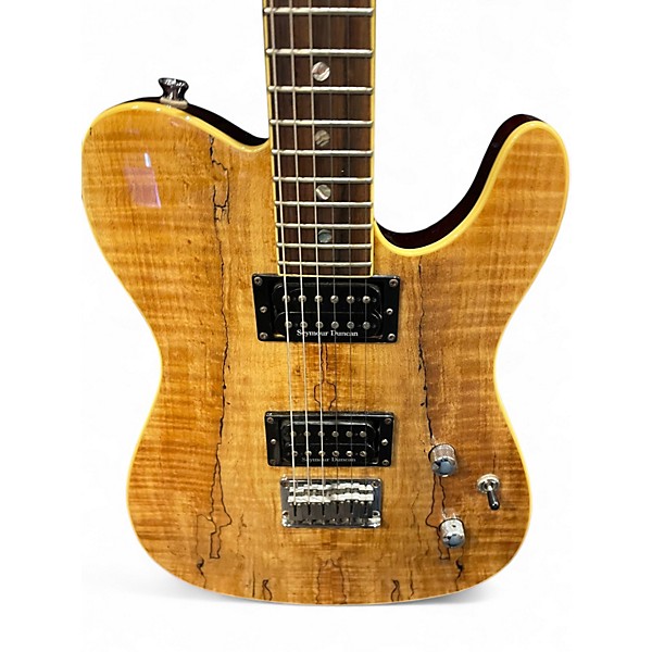 Used 2011 Fender Telecaster Custom Spalted Maple HH Spalted Maple Solid Body Electric Guitar