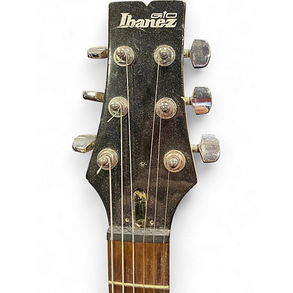 Used Ibanez Gio Ax70 Butterscotch Transparent Solid Body Electric Guitar
