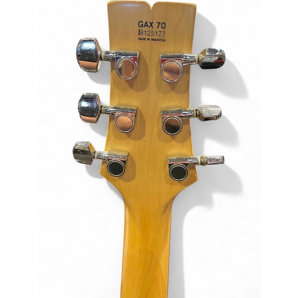 Used Ibanez Gio Ax70 Butterscotch Transparent Solid Body Electric Guitar