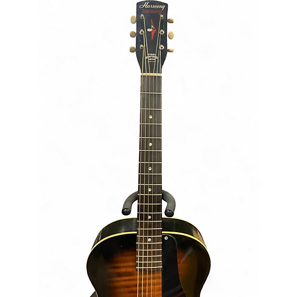 Used Harmony MONTEREY 2 Color Sunburst Acoustic Guitar