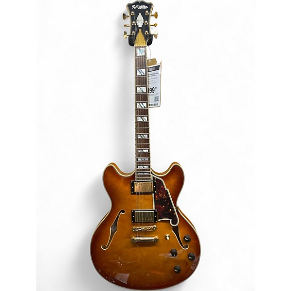Used D'Angelico EXCEL DC QUILTED MAPLE ORANGE Hollow Body Electric Guitar