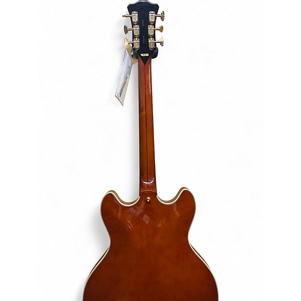Used D'Angelico EXCEL DC QUILTED MAPLE ORANGE Hollow Body Electric Guitar
