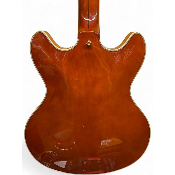 Used D'Angelico EXCEL DC QUILTED MAPLE ORANGE Hollow Body Electric Guitar