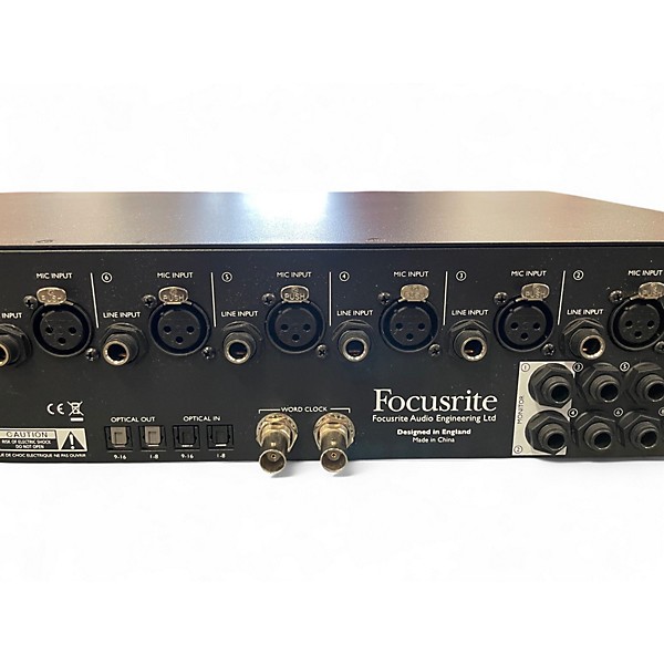 Used Focusrite Clarett 8Pre Thunderbolt Audio Interface