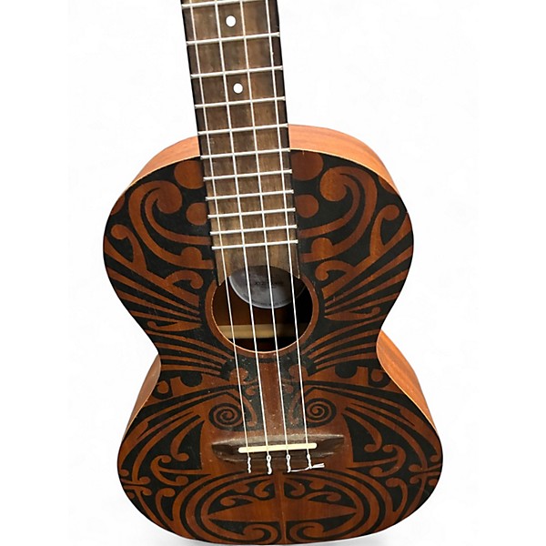 Used Luna tribal tenor Mahogany Ukulele