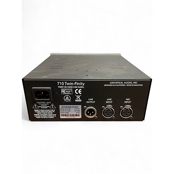 Used Universal Audio 710TF Microphone Preamp